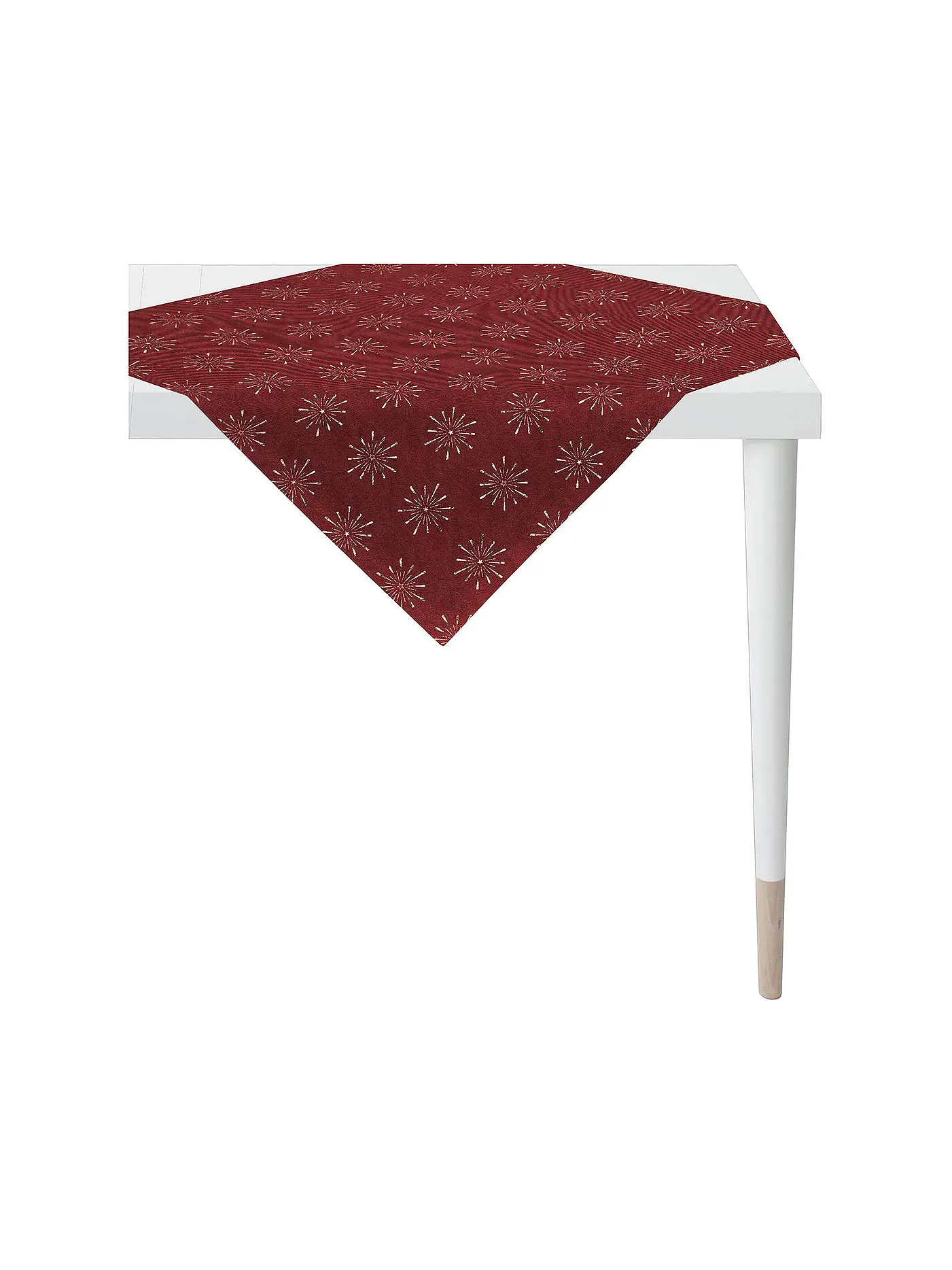 APELT | Mitteldecke CHRISTMAS GLAM 88x88cm Dkl Rot | 